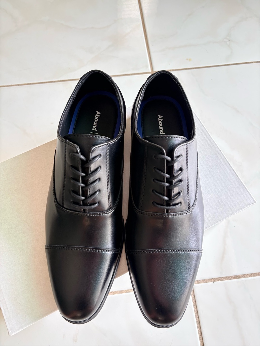 NWT Nordstrom Derby Dress Shoe Harry Black Cap Toe Men Size 9 - Picture 3 of 12
